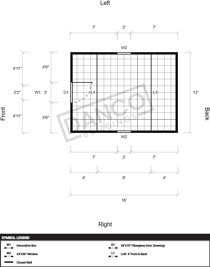 Lofted Barn 12x16 - Image 2