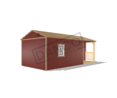 Corner Porch Cabin 12x24