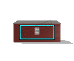 Extra Economy Metal Utility 12x20 - Image 3