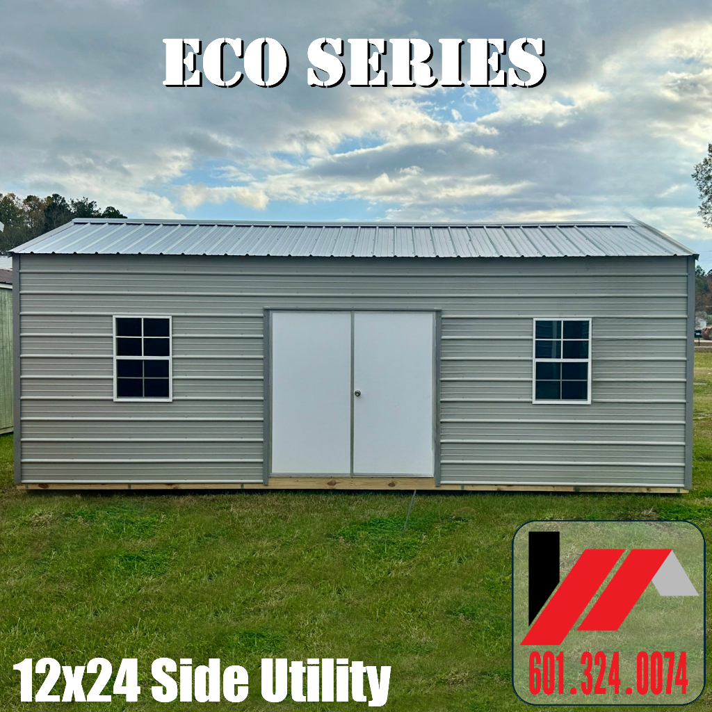 Extra Economy Metal GARDEN SHED 12x24