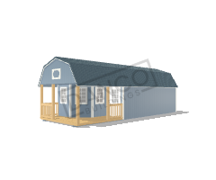Deluxe Lofted Barn Cabin 12x32