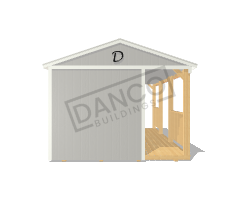 Side Porch Cabin 12x20 - Image 6