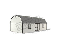 Side Lofted Barn 16x32
