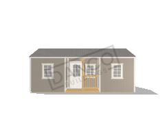 Center Side Porch Cabin 16x24 - Image 3