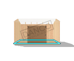 Economy Wood Utility 10x16 - Image 3