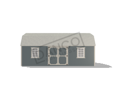 Side Lofted Barn 12x24 - Image 3