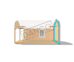 Lofted Barn Cabin 10x20 - Image 3