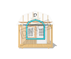 Lofted Barn Cabin 10x20 - Image 6