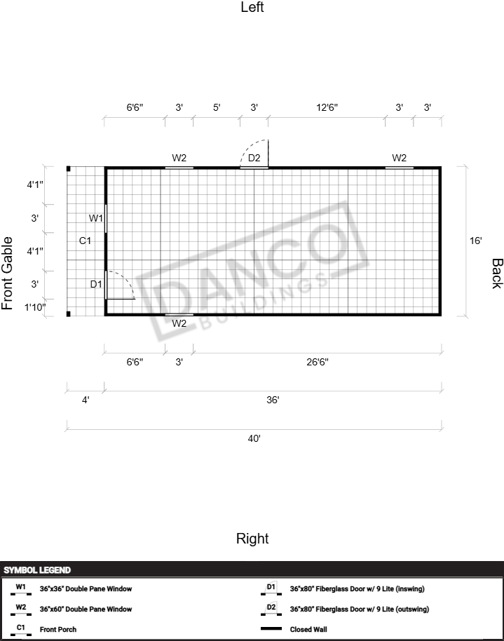 Standard Cabin 16x40 - Image 2