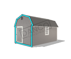 Extra Economy Lofted Barn 10x16