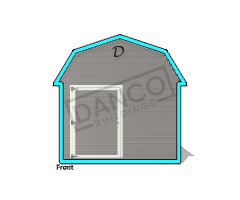 Extra Economy Lofted Barn 10x16 - Image 6