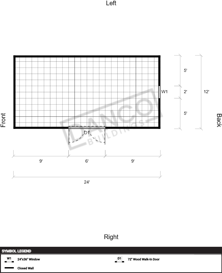 Economy Wood Utility 12x24 - Image 2