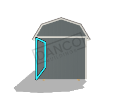 Economy Wood Lofted Barn 8x12 - Image 5