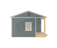 Corner Porch Cabin 14x32 - Image 6