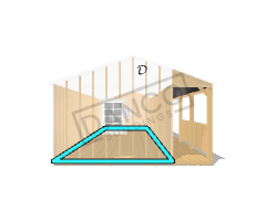 Side Porch Cabin 16x50 - Image 6
