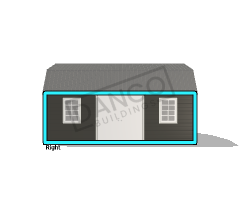 Extra Economy Lofted Barn 12x20/250131 - Image 3