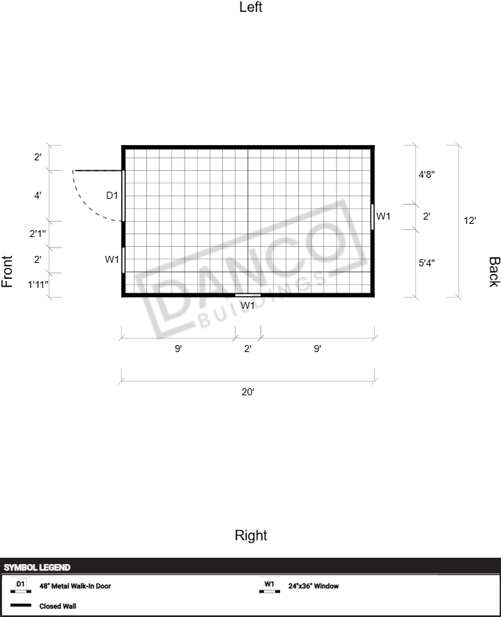 Extra Economy Metal Utility 12x20 - Image 2