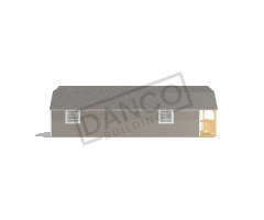 Wraparound Porch Lofted Barn Cabin 16x40 - Image 4