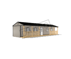 Side Porch Cabin 14x44