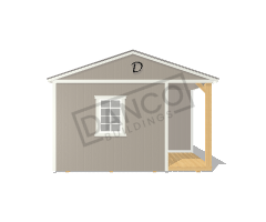 Corner Porch Cabin 14x40 - Image 6