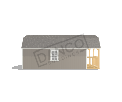 Wraparound Porch Lofted Barn Cabin 12x24 - Image 4