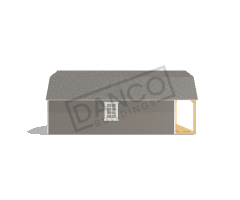 Lofted Barn Cabin 16x28 - Image 4