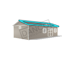 Dormer Shed 16x32