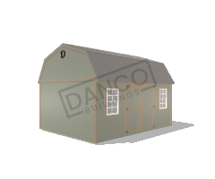 Side Lofted Barn 12x16