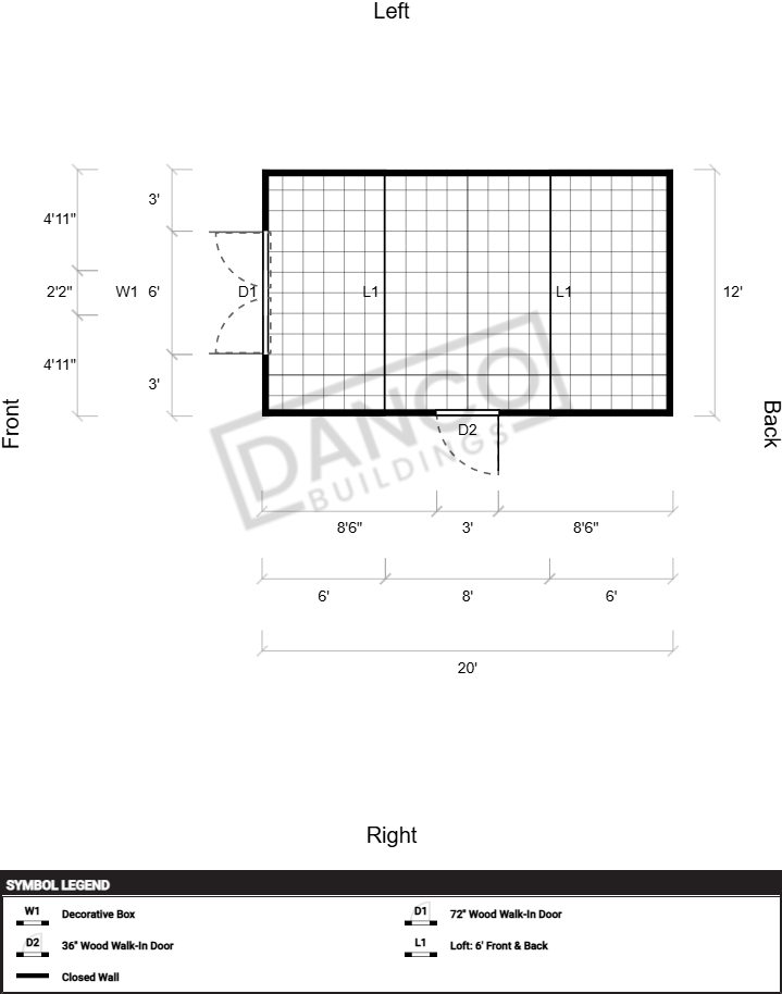 Lofted Barn 12x20 - Image 2