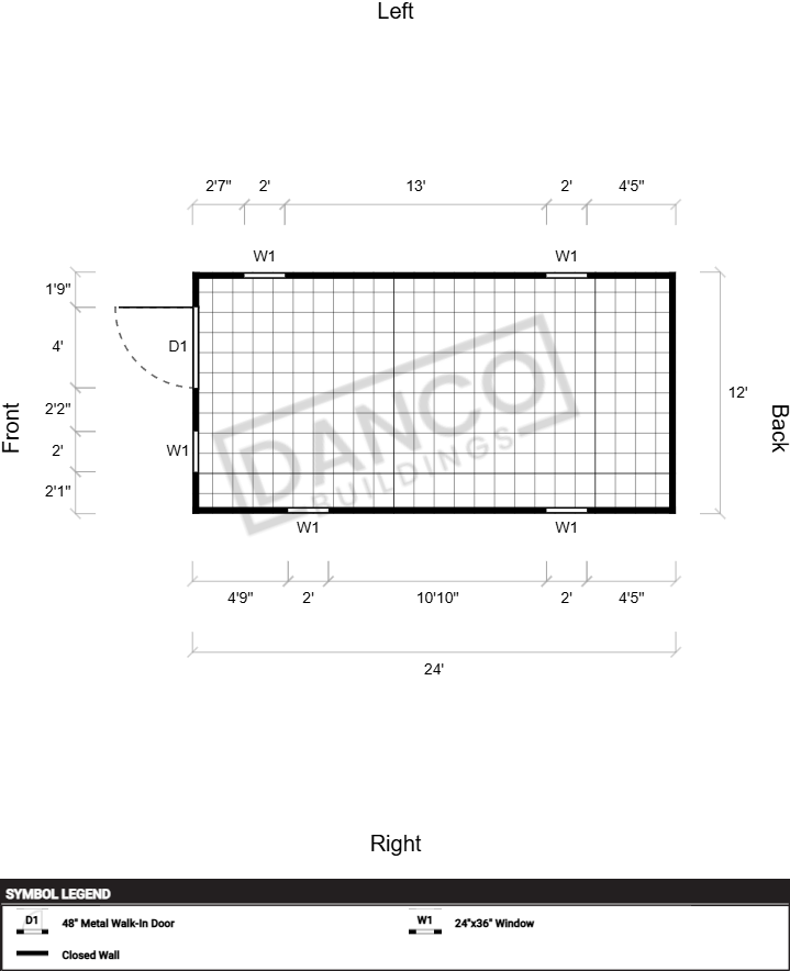 Extra Economy Metal Utility 12x24 - Image 2