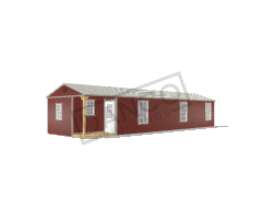 Corner Porch Cabin 14x50