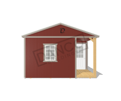 Corner Porch Cabin 14x50 - Image 6
