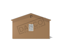 Center Side Porch Cabin 16x40 - Image 6