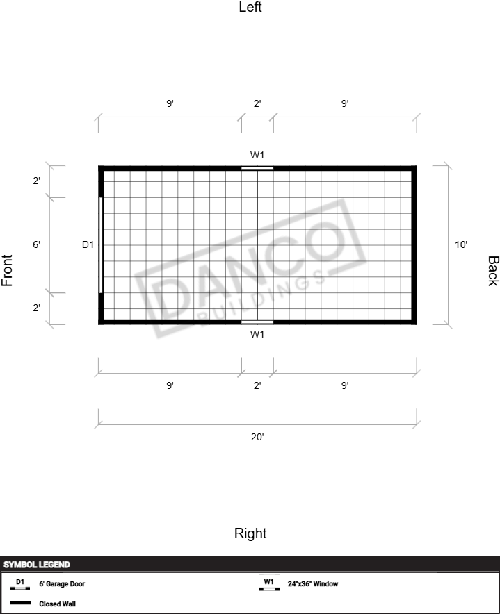 Extra Economy Lofted Barn 10x20 - Image 2