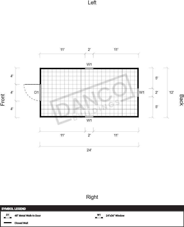 Extra Economy Metal Utility 12x24/250300 - Image 2