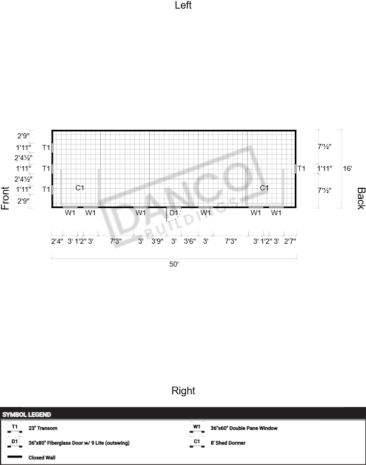 Dormer Shed 16x50 - Image 2