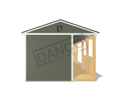 Side Porch Cabin 12x32 - Image 6