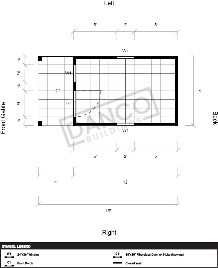 Standard Cabin 8x16 - Image 2
