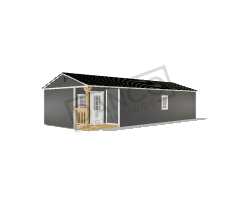 Corner Porch Cabin 16x40