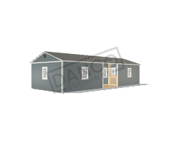 Center Side Porch Cabin 16x40