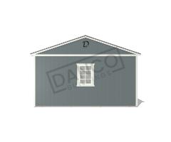 Center Side Porch Cabin 16x40 - Image 6