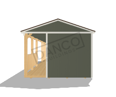 Side Porch Cabin 12x32 - Image 5