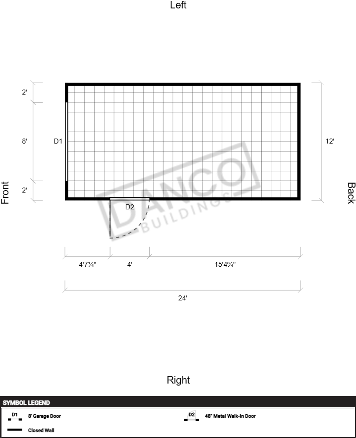 Extra Economy Metal Utility 12x24 - Image 2