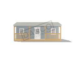Side Porch Cabin 12x24 - Image 3
