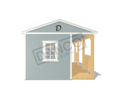 Side Porch Cabin 12x24 - Image 6