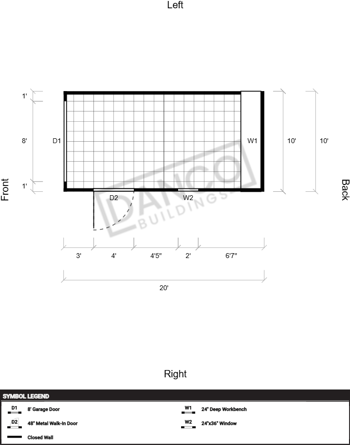 Extra Economy Metal Utility 10x20 250373 - Image 2