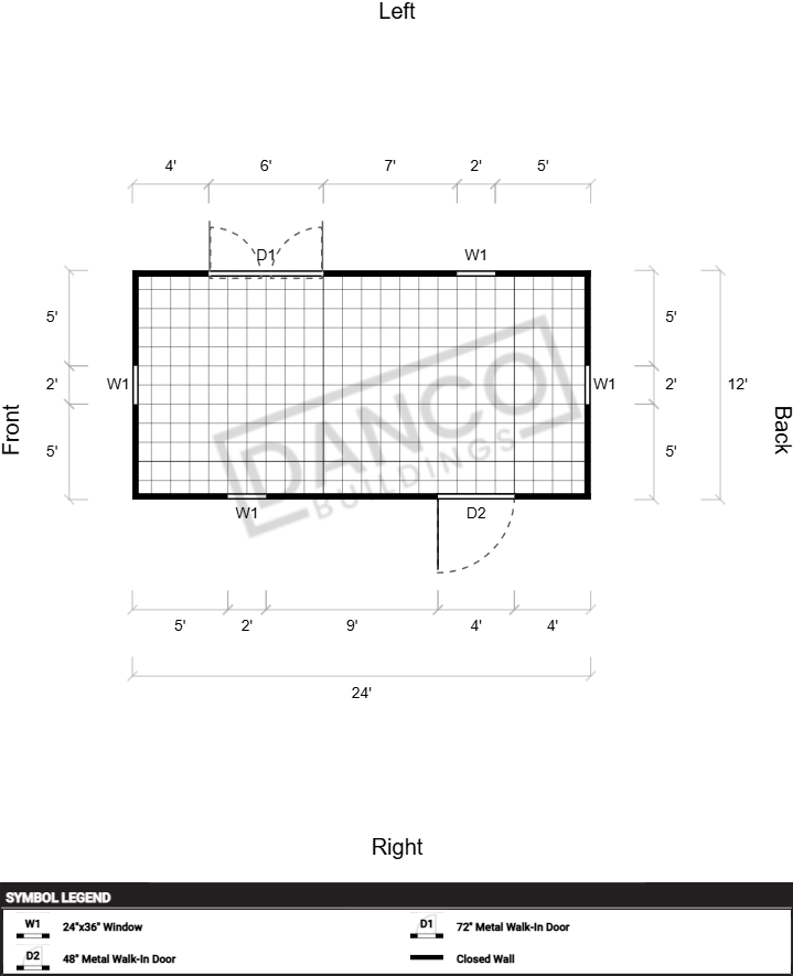 Extra Economy Metal Utility 12x24 - Image 2