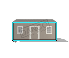 Utility Shed 12x20 - Image 3
