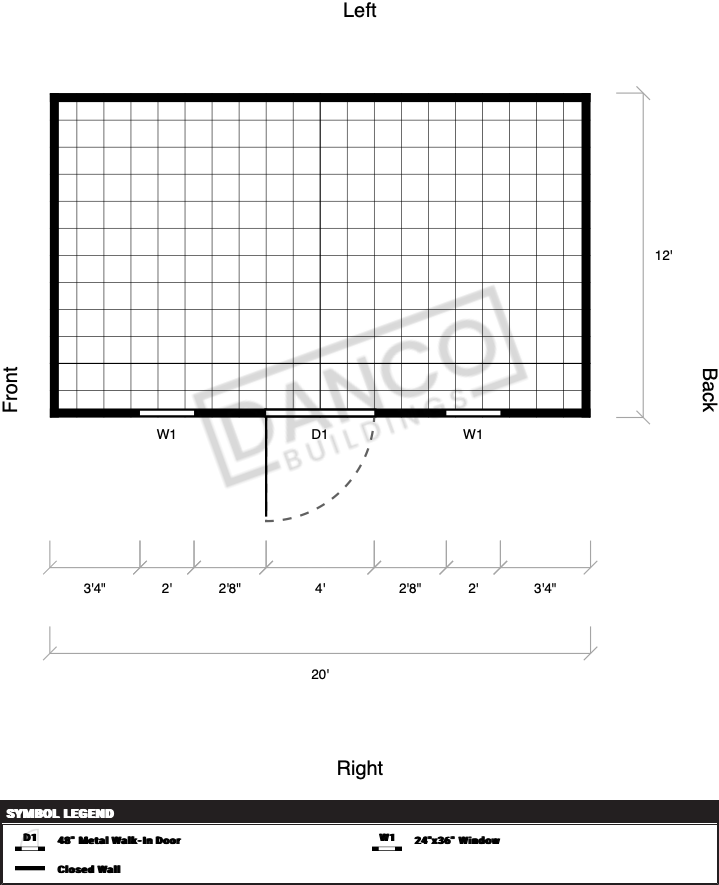 Extra Economy Metal Utility 12x20 - Image 2