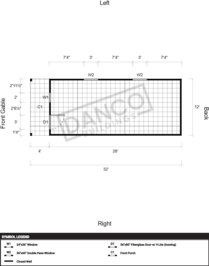 Standard Cabin 12x32 - Image 2